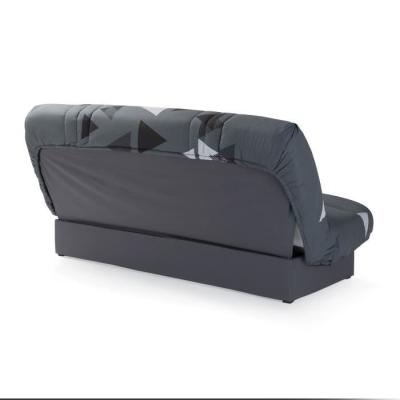 Banquette clic clac 3 places tissu Bikini gris - DREAM