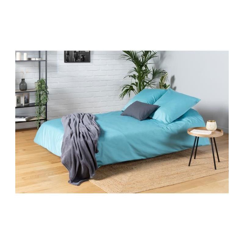 Banquette clic clac 3 places tissu Bikini gris - DREAM