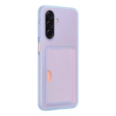 Samsung Galaxy A26 Couverture arriere avec pochette pour cartes Bleu Samsung Galaxy A26 Couverture arriere avec pochette pour cartes Bleu