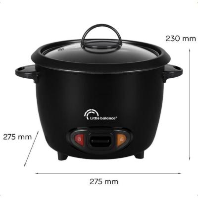 Cuiseur à riz - LITTLE BALANCE - 8726 - Facile à utiliser - 700 W - 1,8 L