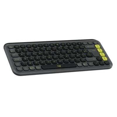 Clavier Logitech Sans Fil Pop Icon Keys AZERTY Graphite