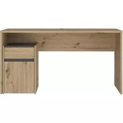 Bureau MODULTRICK Chene/Gris foncé - 140 x 52,7 x 72,5 cm