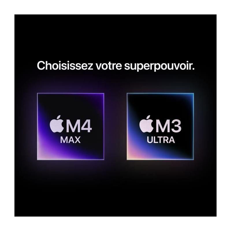 Apple Mac Studio - 1To SSD - 96Go RAM - Puce M3 Ultra chip - 28 coeurs CPU - 60 coeurs GPU