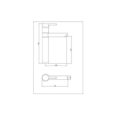 Mitigeur lavabo haut ROUSSEAU DOVER avec Eco-stop - Chrome