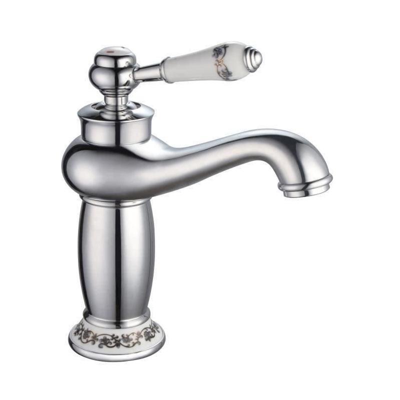 Mitigeur lavabo ROUSSEAU MARPLE chromé - Design élégant et économie d'eau