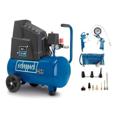 Compresseur 24 L - Scheppach - HC26o : Compact et puissant