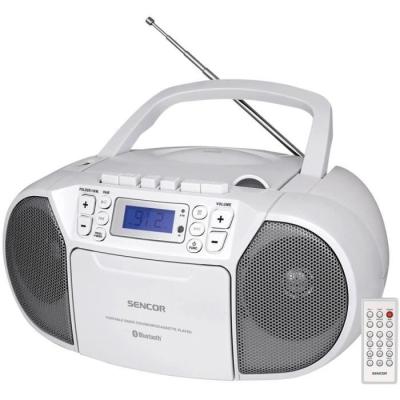 LECTEUR CD / Cassettes SENCOR - SPT 3907 W - Bluetooth Blanc
