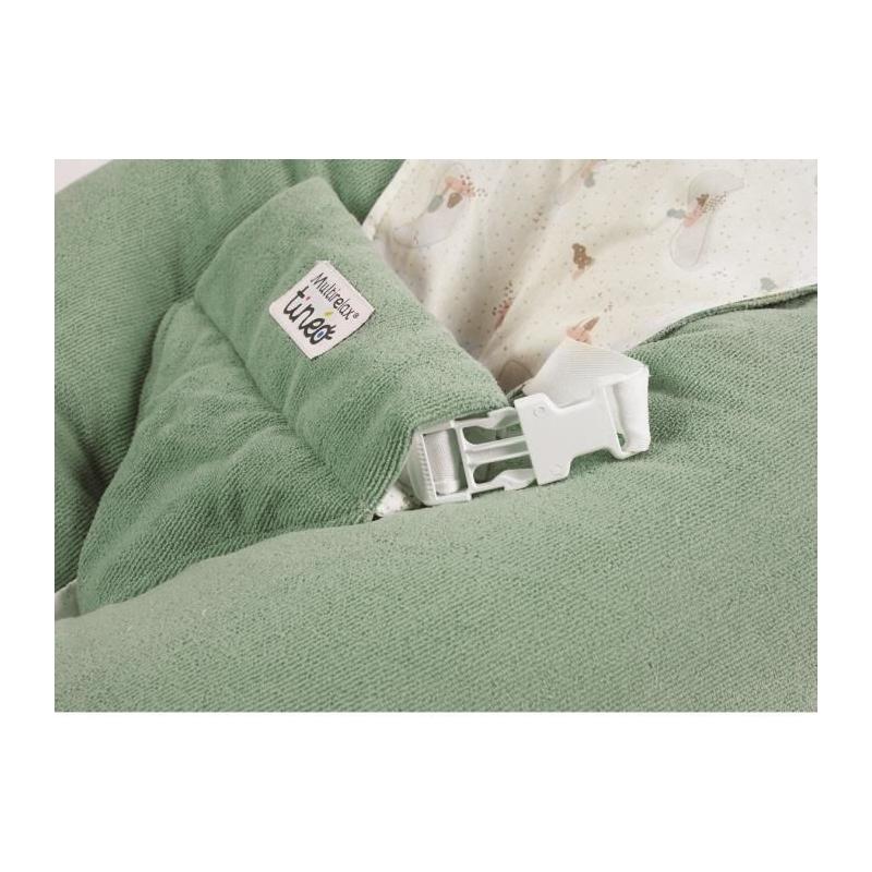 Coussin de Grossesse et d'Allaitement TINEO 3 en 1 Multirelax - Éponge Vert