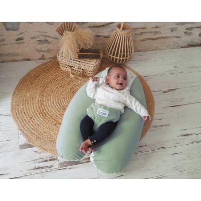 Coussin de Grossesse et d'Allaitement TINEO 3 en 1 Multirelax - Éponge Vert