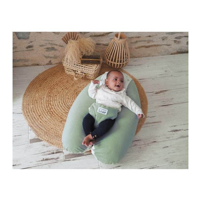 Coussin de Grossesse et d'Allaitement TINEO 3 en 1 Multirelax - Éponge Vert