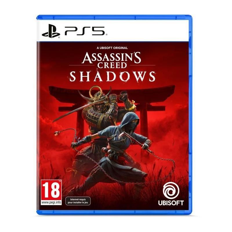 Assassin's Creed Shadows - Jeu PS5 | Dimensions compactes 14x18x2 cm