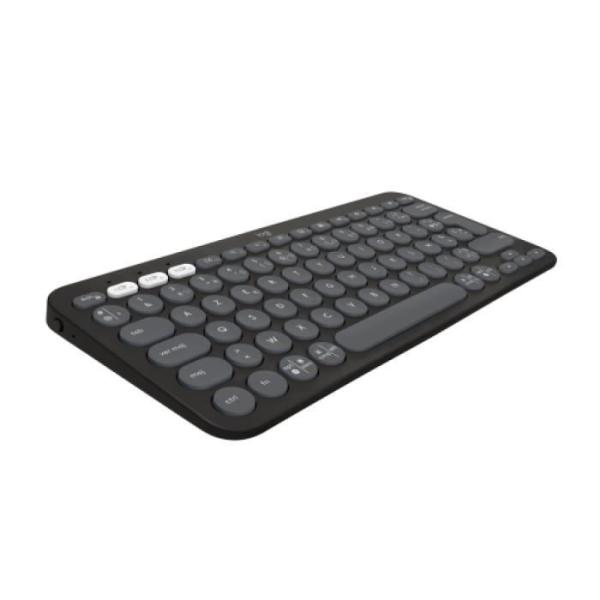Clavier - Sans fil - Logitech - Pebble Keys 2 K380s - Bouton Easy-switch - Noir