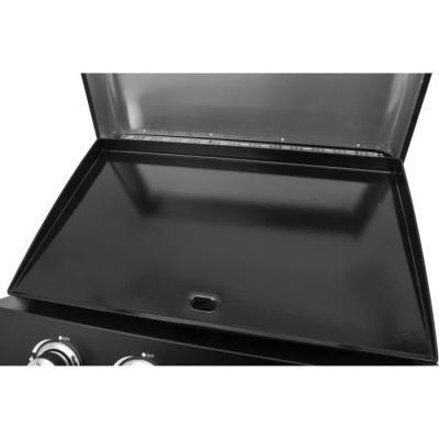 Plancha à gaz COOKING BOX PALMA - 4 feux - Noir - 70 x 55 x 29 cm