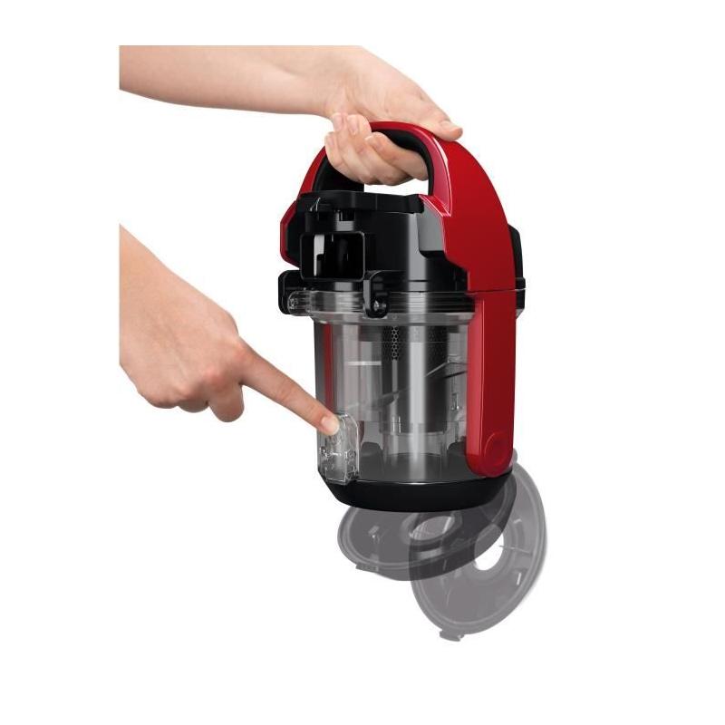 Aspirateur sans sac rouge BOSCH BGC05AAA2: Puissant et éco-responsable
