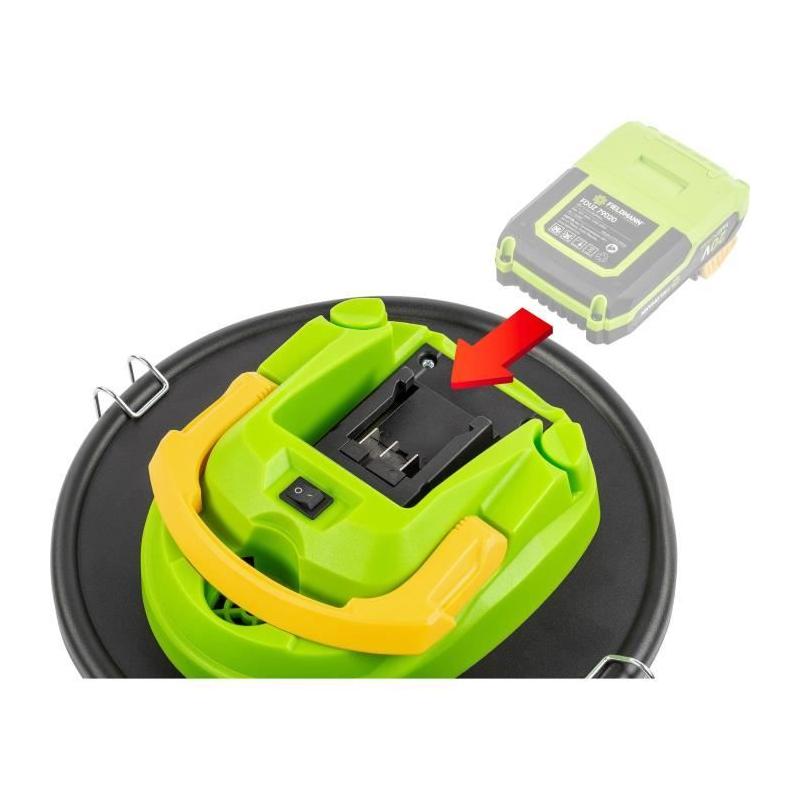 Aspirateur à cendres sans fil - FIELDMANN - 20V