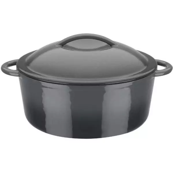 Marmite fonte massive - GSW - GREY SHADOW - 24 cm - Ronde - Induction - Gris