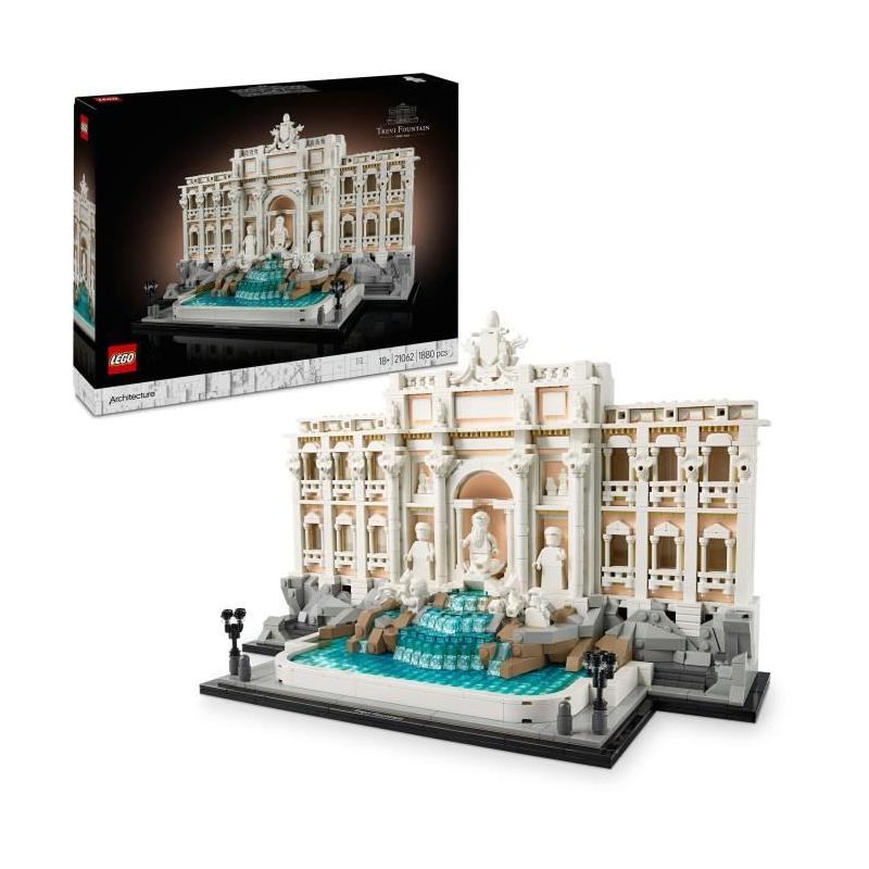 LEGO Architecture 21062 La fontaine de Trevi - Rome en 52x39x11 cm