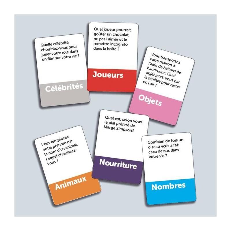 Questions délirantes pour surprendre vos amis - Jeu d'ambiance - MEGABLEU - 14 ans+