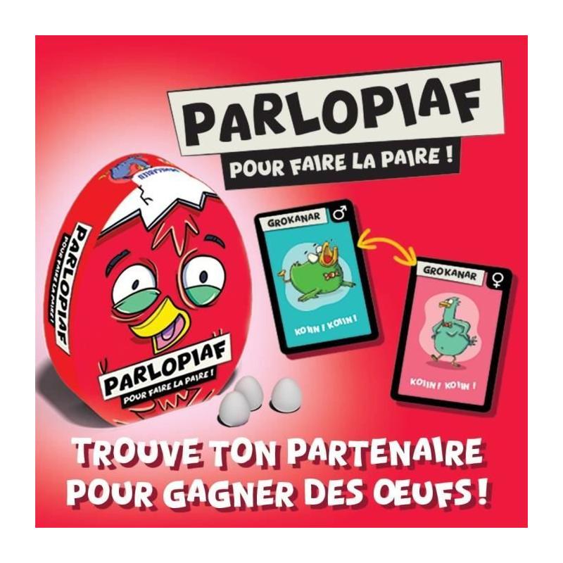PARLOPIAF - Jeu d'ambiance pour des 8 ans - MEGABLEU