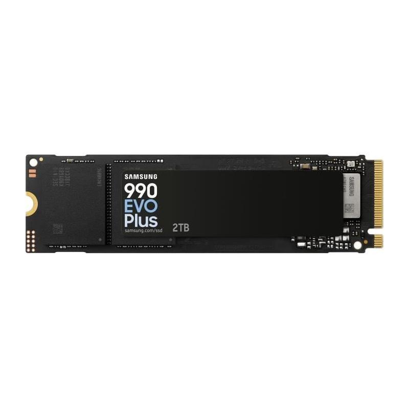 SSD Interne Samsung 990 EVO Plus 2 To - Vitesse lecture jusqu'à 7250 Mo/s