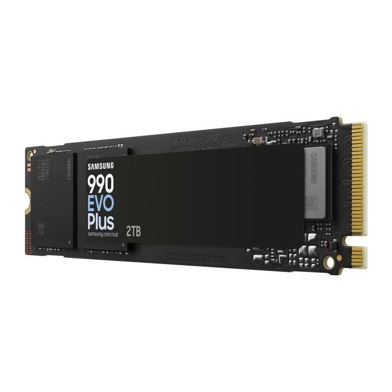 SSD Interne Samsung 990 EVO Plus 2 To - Vitesse lecture jusqu'à 7250 Mo/s