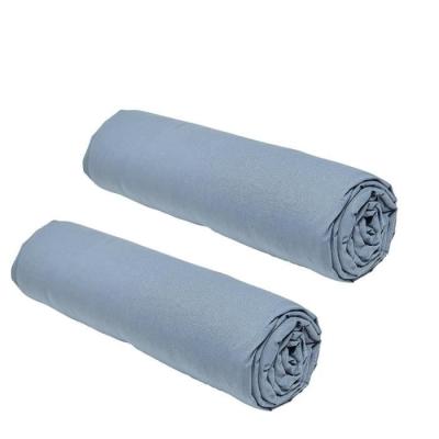Lot de 2 draps housses en coton TODAY Essential - Taille 140 x 190 cm