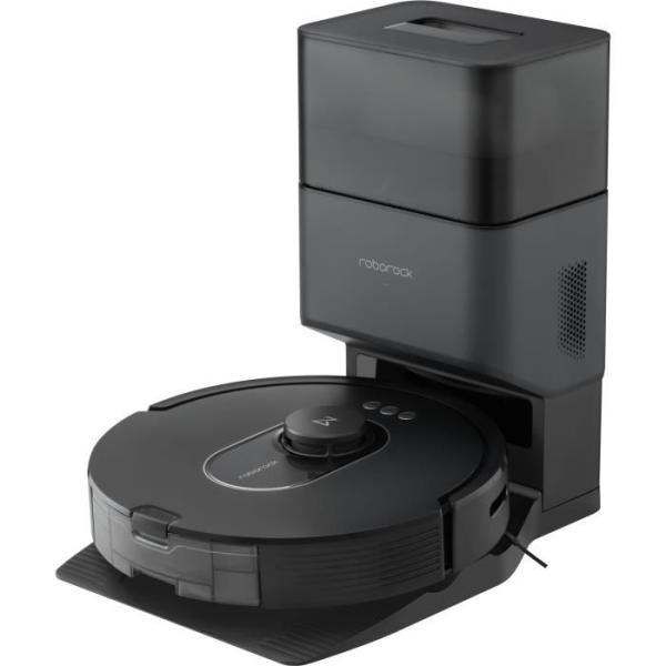 ROBOROCK Q5 MAX+ - Robot Aspirateur avec Station de Vidage - Double Brosse - Puissance 5500 Pa - Navigation LiDAR PreciSense