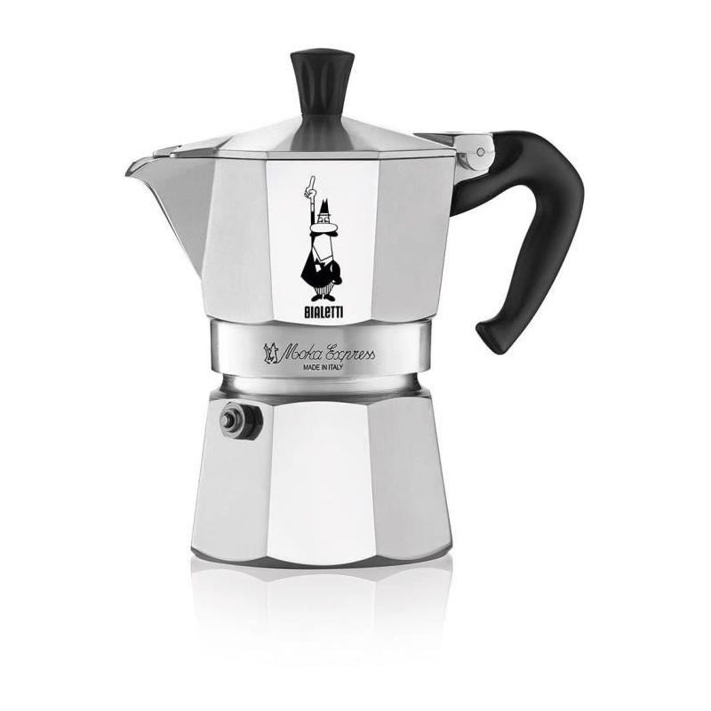 Cafetière Italienne BIALETTI - Moka Express Aluminium - 4 Tasses