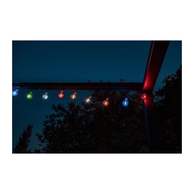 Guirlande solaire guinguette GALIX - Illuminez votre extérieur!