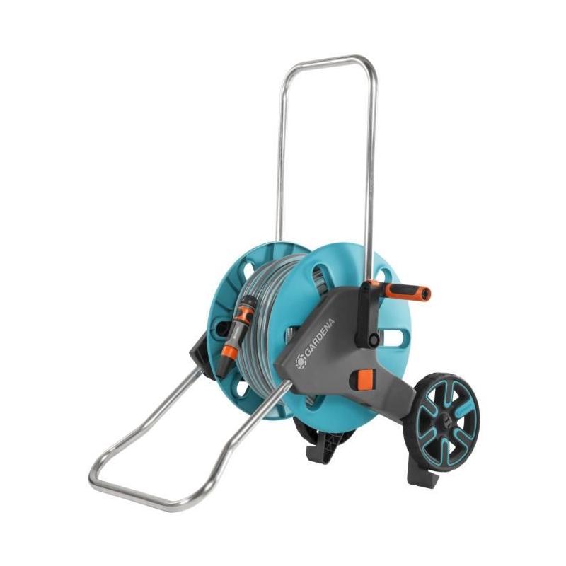 Dévidoir CleverRoll GARDENA taille M 25m - Pour petit jardin