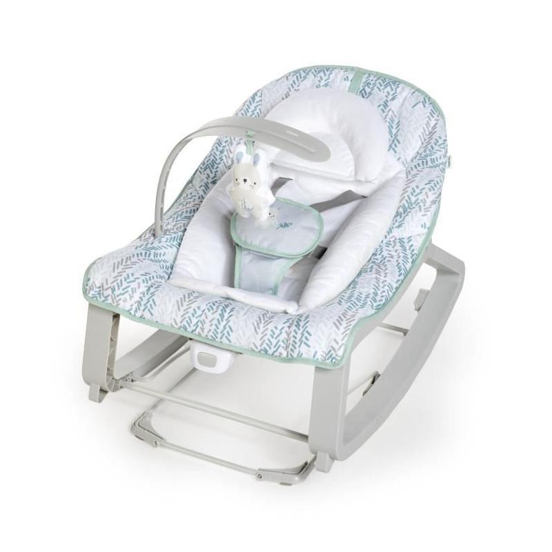 Transat bébé bascule évolutif 3-en-1 Keep Cozy -Spruce- : confort et amusement