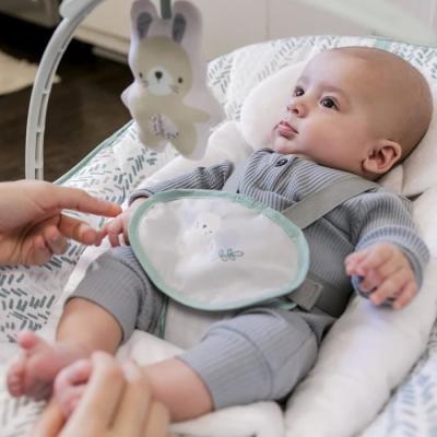 Transat bébé bascule évolutif 3-en-1 Keep Cozy -Spruce- : confort et amusement
