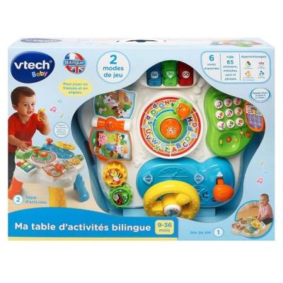 Table d'activités bilingue VTECH - Multicolore - 100% bilingue