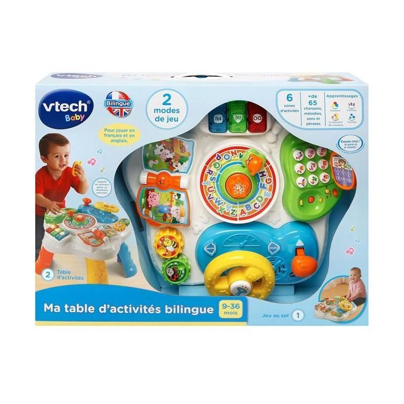 Table d'activités bilingue VTECH - Multicolore - 100% bilingue