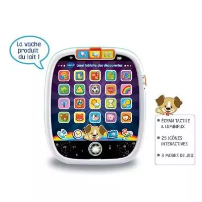 Tablette VTECH BABY Lumi des Découvertes Blanche - Jeu tactile pour les petits