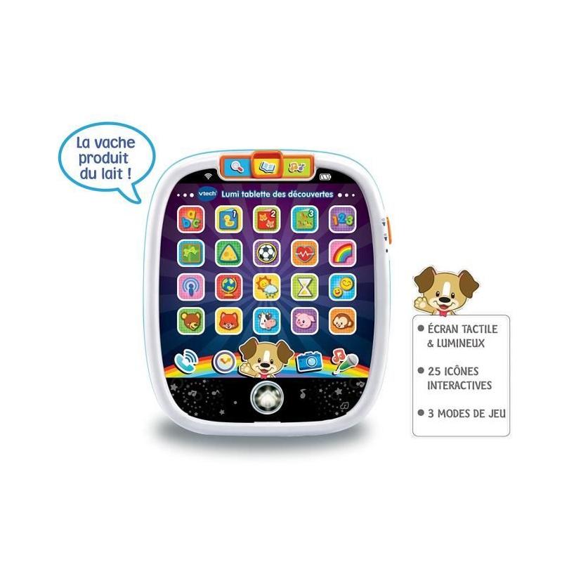 Tablette VTECH BABY Lumi des Découvertes Blanche - Jeu tactile pour les petits