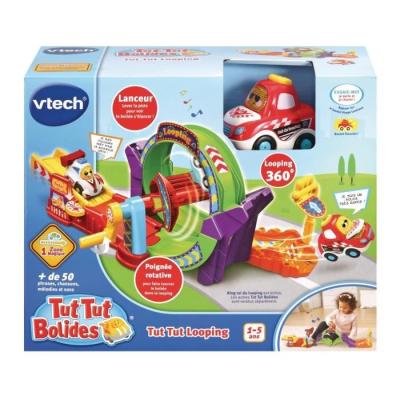 Circuit miniature VTECH Tut Tut Bolides Looping Jaune - 12 mois+