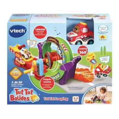 Circuit miniature VTECH Tut Tut Bolides Looping Jaune - 12 mois+
