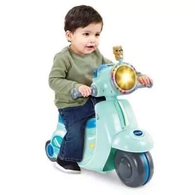 Porteur Scooter Interactif 3 en 1 VTECH - Dimensions compactes Porteur Scooter Interactif 3 en 1 VTECH - Dimensions compactes