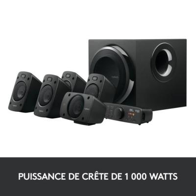 Enceinte PC Logitech Z906 Noir 5.1 - Son Surround Immersif