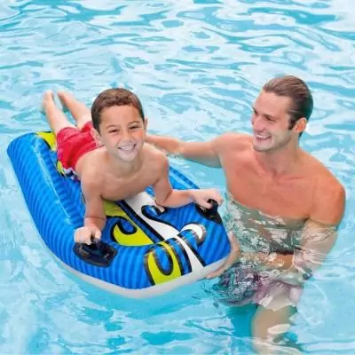 Bodyboard Gonflable Enfant Intex - 112x62 cm - 2 Modèles Assortis