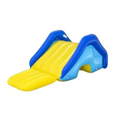 Toboggan gonflable géant pour piscine - Amusement assuré!