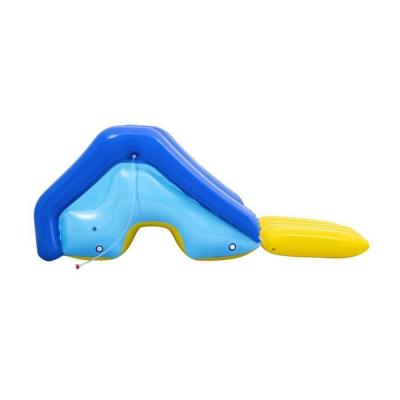 Toboggan gonflable géant pour piscine - Amusement assuré!