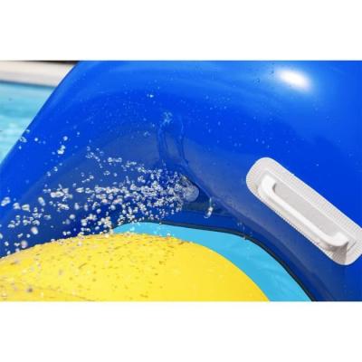 Toboggan gonflable géant pour piscine - Amusement assuré!