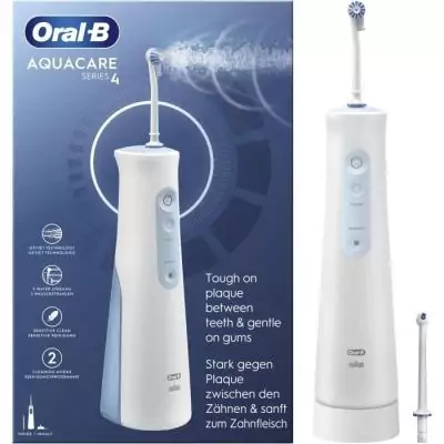 Hydropulseur Oral B Aquacare 4 BLANC - Brosse à dents électrique