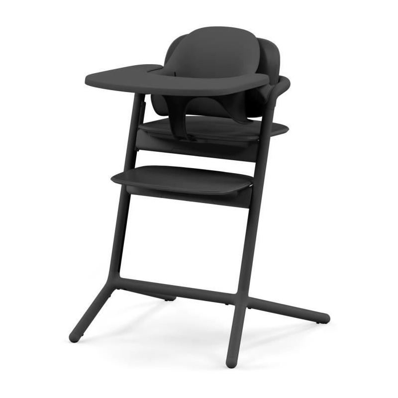 Chaise haute évolutive CYBEX LEMO 2 - Pack 3 en 1 - Noir