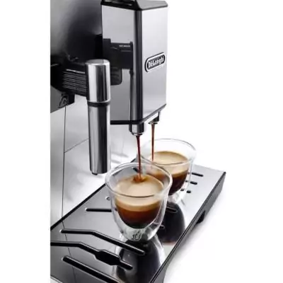 Machine expresso automatique avec broyeur - DELONGHI Dinamica ECAM 350.55.B - Noir | Dimensions compactes