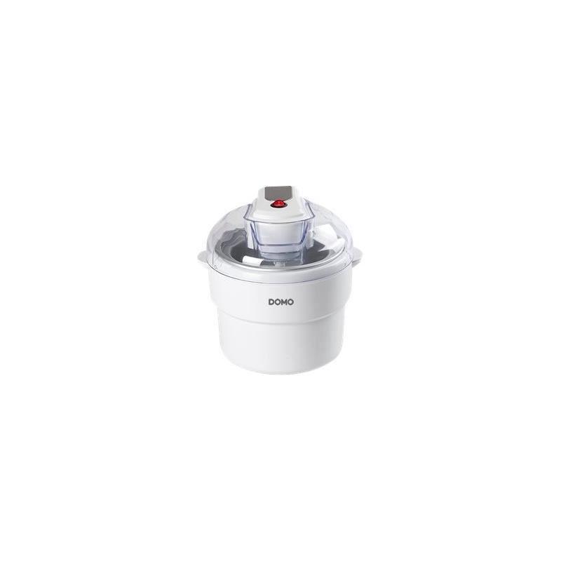 Sorbetière compacte DOMO - 1L blanc - 12W