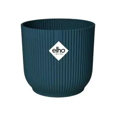 Pot de fleurs ELHO Vibes Fold - Bleu - Ø 35 x H 32 cm - 100% recyclé