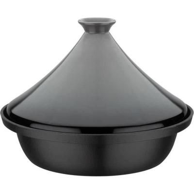 Cocotte Tajine Fonte Massive GSW 30 x 22 cm Gris